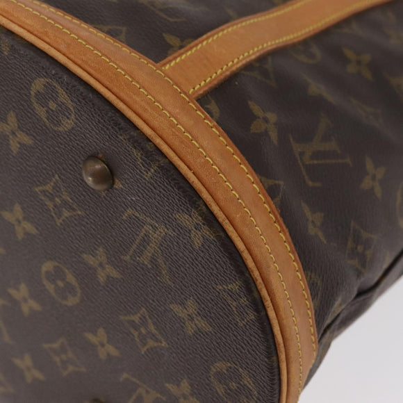 LOUIS VUITTON Monogram Bucket GM Shoulder Bag M42236 LV Auth 180879
