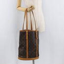 LOUIS VUITTON Monogram Bucket GM Shoulder Bag M42236 LV Auth 180879-24