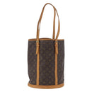LOUIS VUITTON Monogram Bucket GM Shoulder Bag M42236 LV Auth 180879-2
