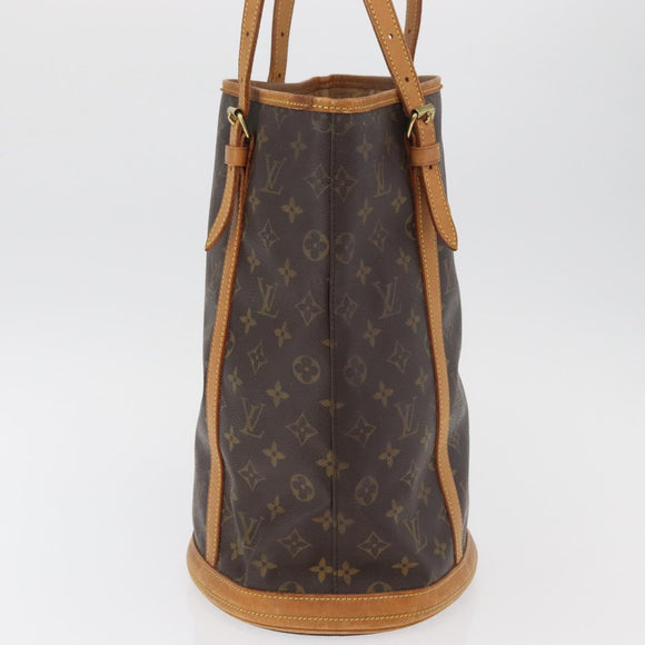 LOUIS VUITTON Monogram Bucket GM Shoulder Bag M42236 LV Auth 180879