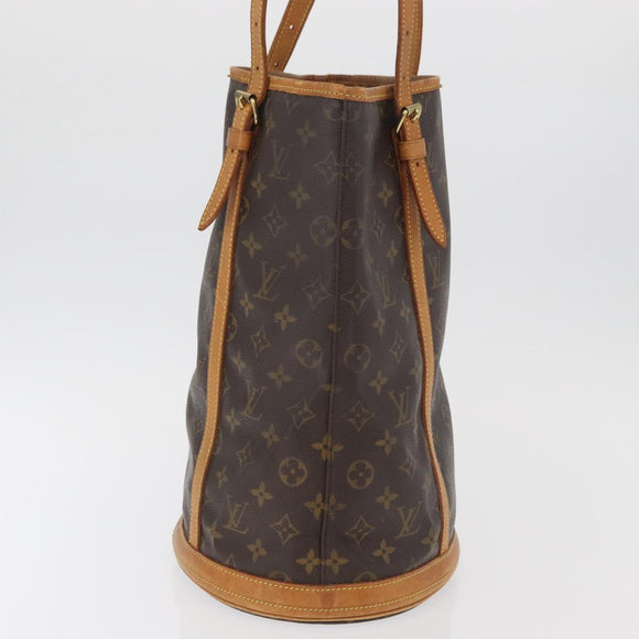 LOUIS VUITTON Monogram Bucket GM Shoulder Bag M42236 LV Auth 180879