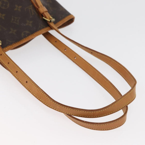 LOUIS VUITTON Monogram Bucket GM Shoulder Bag M42236 LV Auth 180879