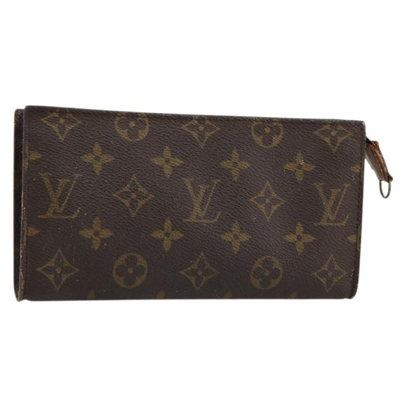 LOUIS VUITTON Monogram Bucket GM Accessory Pouch LV Auth 180880