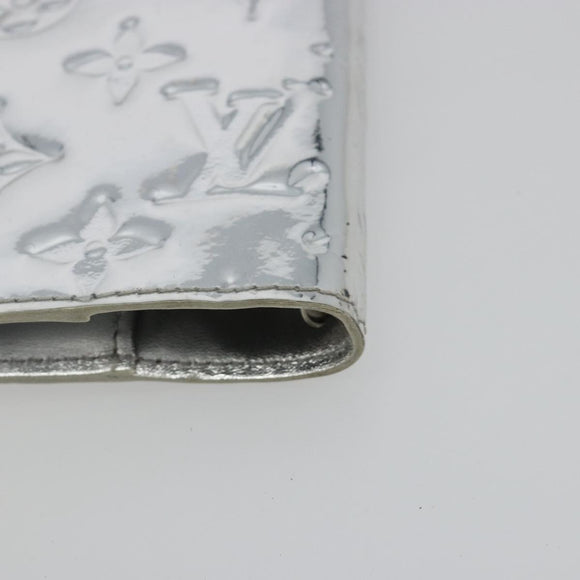 LOUIS VUITTON Monogram Miroir Agenda PM Planneromslag Zilver R20963 Auth 180884A