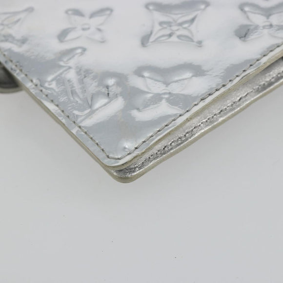 LOUIS VUITTON Monogram Miroir Agenda PM Planneromslag Zilver R20963 Auth 180884A