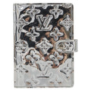 LOUIS VUITTON Monogram Miroir Agenda PM Planneromslag Zilver R20963 Auth 180884A-13