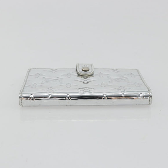 LOUIS VUITTON Monogram Miroir Agenda PM Planneromslag Zilver R20963 Auth 180884A