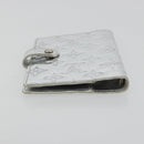 LOUIS VUITTON Monogram Miroir Agenda PM Planneromslag Zilver R20963 Auth 180884A-5