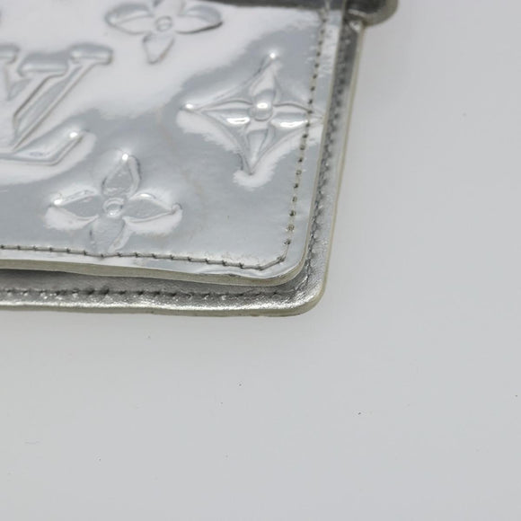 LOUIS VUITTON Monogram Miroir Agenda PM Planneromslag Zilver R20963 Auth 180884A