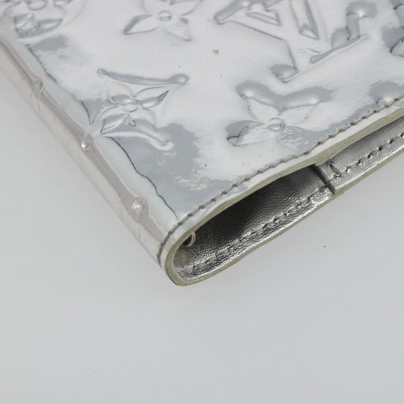 LOUIS VUITTON Monogram Miroir Agenda PM Planneromslag Zilver R20963 Auth 180884A