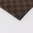 LOUIS VUITTON Damier Ebene Agenda Bureau Day Planner Cover R20702 Auth 180885A-15