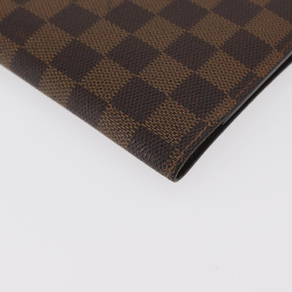 LOUIS VUITTON Damier Ebene Agenda Bureau Day Planner Cover R20702 Auth 180885A