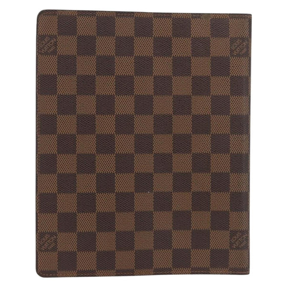 LOUIS VUITTON Damier Ebene Agenda Bureau Day Planner Cover R20702 Auth 180885A