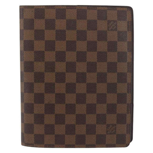 LOUIS VUITTON Damier Ebene Agenda Bureau Day Planner Cover R20702 Auth 180885A
