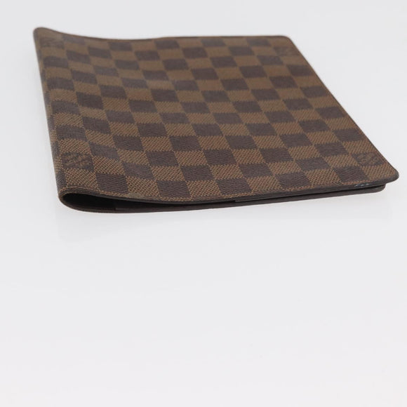 LOUIS VUITTON Damier Ebene Agenda Bureau Day Planner Cover R20702 Auth 180885A