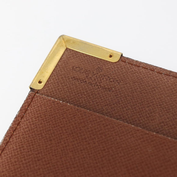 LOUIS VUITTON Monogram Notizbuchhülle LV Auth 180886A
