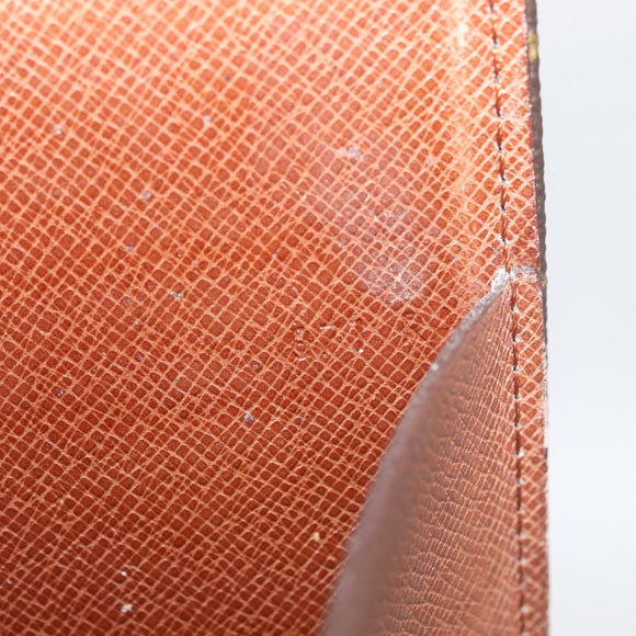 LOUIS VUITTON Monogram Notizbuchhülle LV Auth 180886A