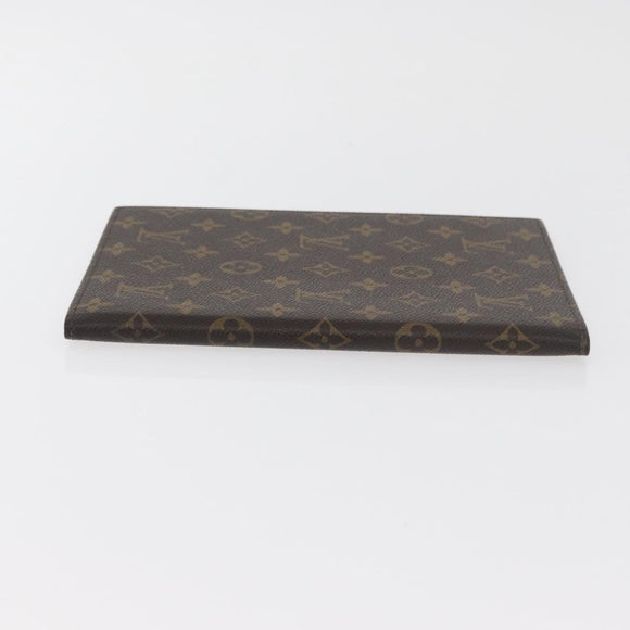LOUIS VUITTON Monogram Notizbuchhülle LV Auth 180886A