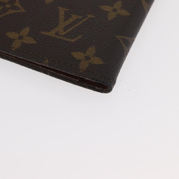LOUIS VUITTON Monogram Notizbuchhülle LV Auth 180886A