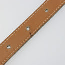 HERMES Constance Mini Belt Leder Beige Gold Auth 180888-10