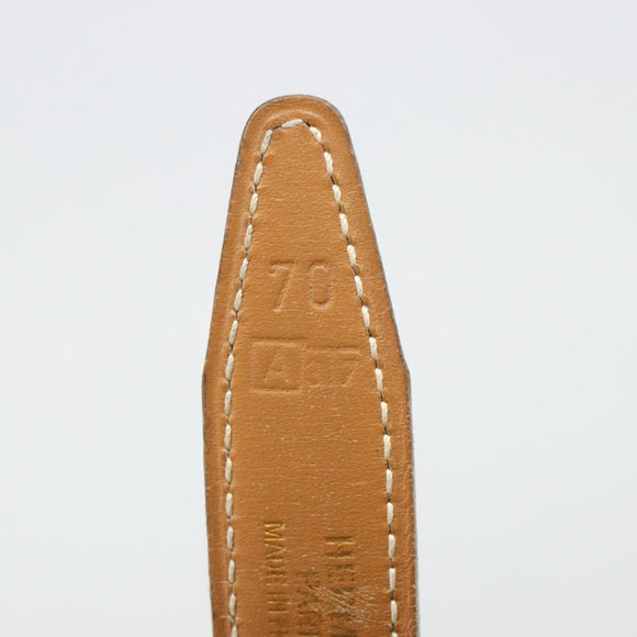 HERMES Constance Mini Belt Leather Beige Gold Auth 180888