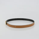 HERMES Constance Mini Belt Leder Beige Gold Auth 180888-3