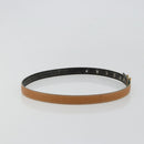 HERMES Constance Mini Belt Leder Beige Gold Auth 180888-4