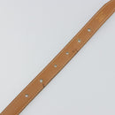 HERMES Constance Mini Belt Leder Beige Gold Auth 180888-8