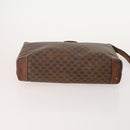 CELINE Macadam Canvas Clutch Bag PVC Leather 5 Set Brown Beige Auth 180889-5