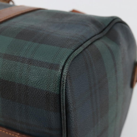 Polo Ralph Lauren Boston Bag Leather PVC Green Auth 180894A