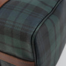 Polo Ralph Lauren Boston Bag Leather PVC Green Auth 180894A-12