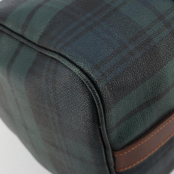 Polo Ralph Lauren Boston Bag Leather PVC Green Auth 180894A