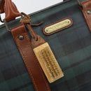 Polo Ralph Lauren Boston Bag Leather PVC Green Auth 180894A-14