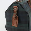 Polo Ralph Lauren Boston Bag Leather PVC Green Auth 180894A-17