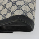 GUCCI GG Supreme Sherry Line Clutch Tas PVC Marine Goud 41 014 3087 25 Auth 180897-11