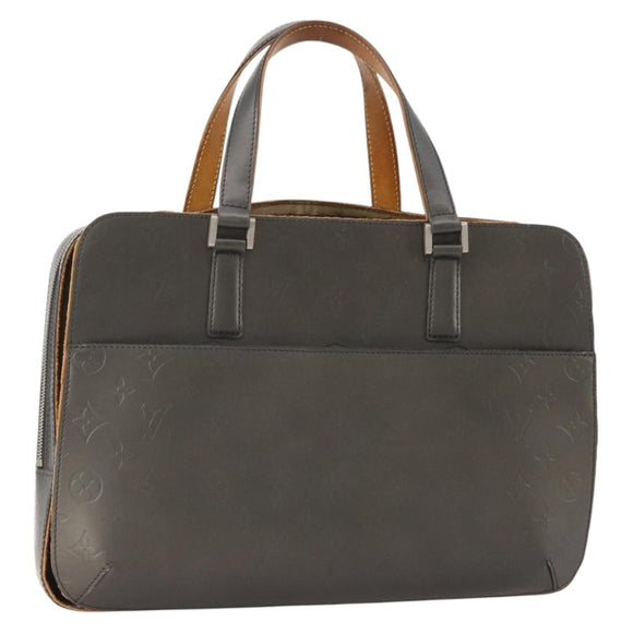LOUIS VUITTON Monogram Mat Malden Handtasche Schwarz M55132 LV Auth 180898