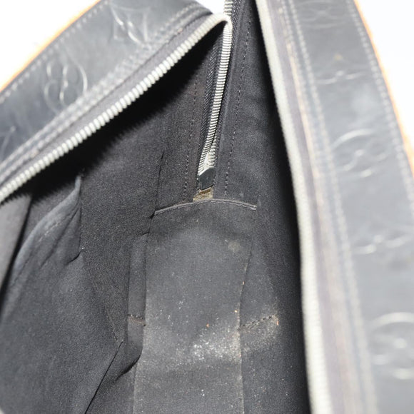 LOUIS VUITTON Monogram Mat Malden Handtasche Schwarz M55132 LV Auth 180898