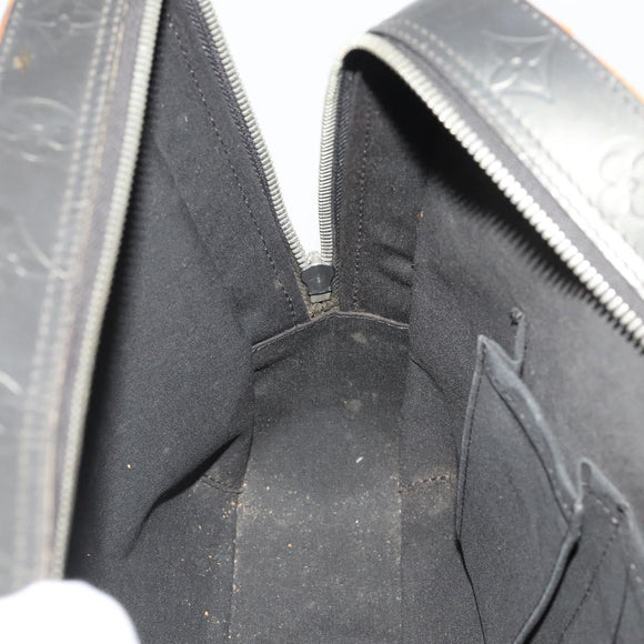 LOUIS VUITTON Monogram Mat Malden Handtasche Schwarz M55132 LV Auth 180898