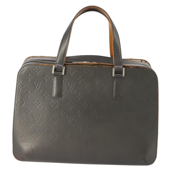 LOUIS VUITTON Monogram Mat Malden Handtasche Schwarz M55132 LV Auth 180898