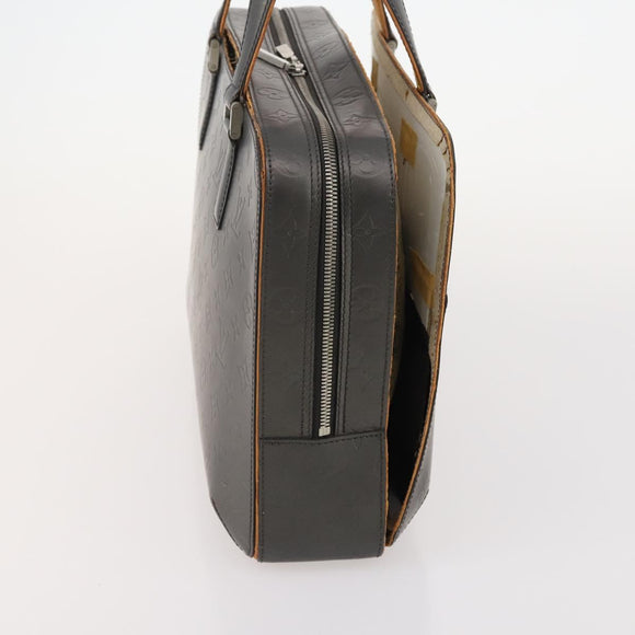 LOUIS VUITTON Monogram Mat Malden Handtasche Schwarz M55132 LV Auth 180898