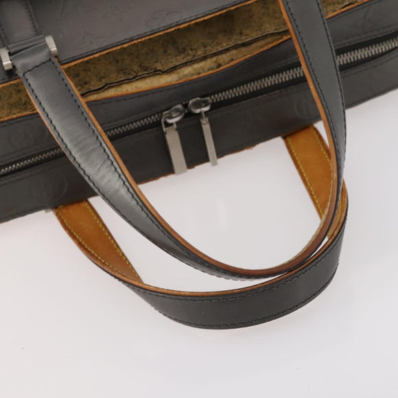 LOUIS VUITTON Monogram Mat Malden Handtasche Schwarz M55132 LV Auth 180898