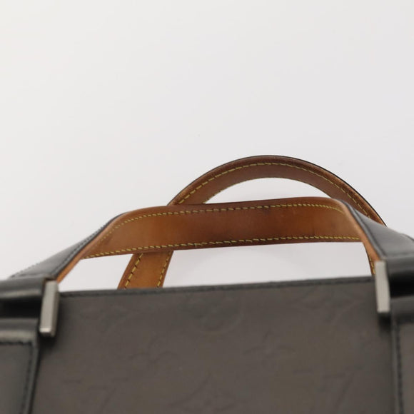 LOUIS VUITTON Monogram Mat Malden Handtasche Schwarz M55132 LV Auth 180898
