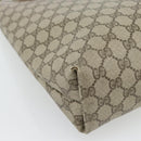 GUCCI GG Supreme Web Sherry Line Tote Bag PVC Beige Rood 39 02 003 Auth 180903-16