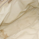 CHANEL New Travel Line Shopper Nylon Beige Goud CC Auth 180906-11