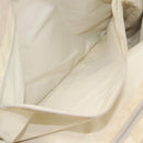 CHANEL New Travel Line Shopper Nylon Beige Goud CC Auth 180906-20