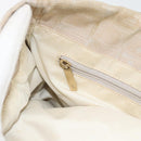 CHANEL New Travel Line Shopper Nylon Beige Goud CC Auth 180906-21