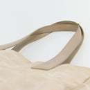CHANEL New Travel Line Shopper Nylon Beige Goud CC Auth 180906-8