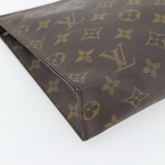 LOUIS VUITTON Monogram Poche Toilette 26 Pouch M47542 LV Auth 180910