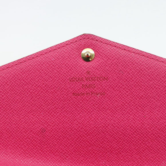 LOUIS VUITTON Monogram Multicolor Portefeiulle Sarah Black M60668 LV Auth 180911