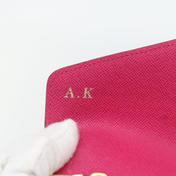 LOUIS VUITTON Monogram Multicolor Portefeiulle Sarah Black M60668 LV Auth 180911